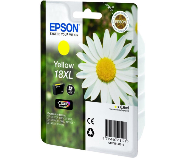EPSON Tusz Epson T1814 XL yellow C13T18144010 - 150471 - zdjęcie 2